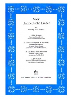 Vier plattdeutsche Lieder (Gesang und Klavier)
