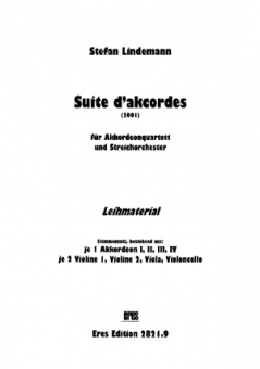 Suite d´ akcordes (Leihmaterial)