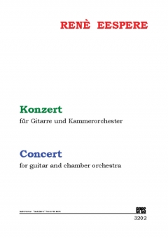 Concert for guitar and chamber orchestra (study score)
