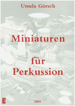 Miniaturen für Perkussion (Partitur)