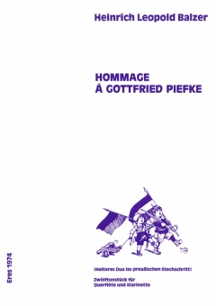 Hommage á Gottfried Piefke (flute, clarinet) 111