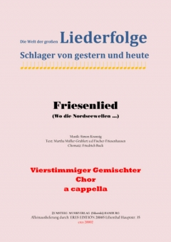 Friesenlied (gemischter Chor)