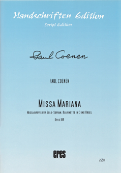 Missa Mariana (Sopran, Klarinette C, Orgel)