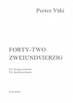 Forty Two (String Orchestra-SCORE)