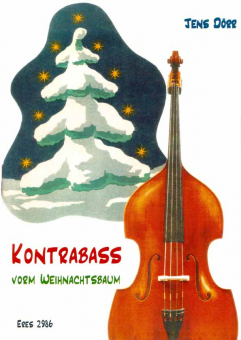 Kontrabass vorm Weihnachtsbaum (Download)