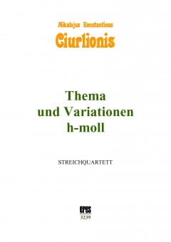 Thema und Variationen h-moll  (Streichquartett)