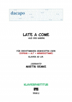 Late a come (Klavier)