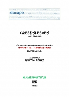 Greensleeves (Klavier)