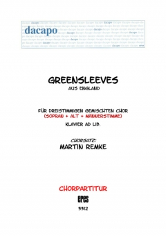 Greensleeves (gemischter Chor 3st)