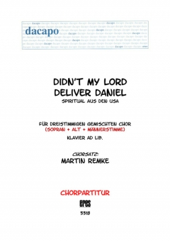 Didn´t My Lord Deliver Daniel (3st.) 111