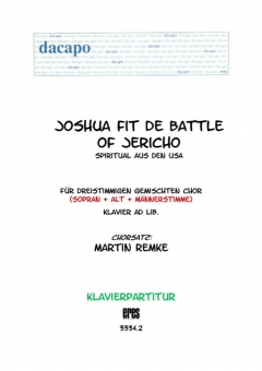 Joshua fit the battle (Klavier) 