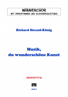 Musik, du wunderschöne Kunst (Männerchor / Chorpartitur)