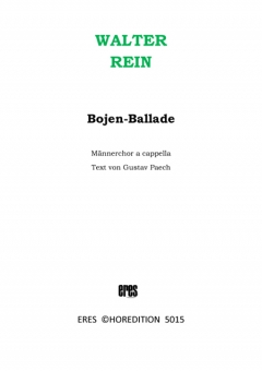 Bojen-Ballade (Männerchor)