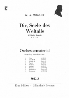 Dir, Seele des Weltalls (gemischter Chor / Männerchor) Orchesterstimmen