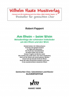 Am Rhein - beim Wein (gemischter Chor, Klavier)
