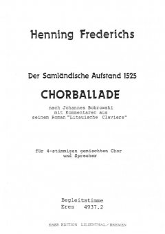 Chorballade (gem.Chor)