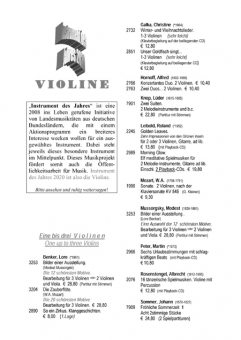 Eres Katalog Violine