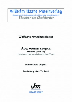 Ave, verum corpus (Männerchor)