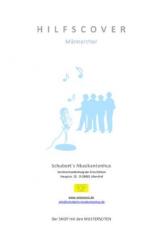 Melodie d´Amour (Männerchor 3st-Klavierparitur)