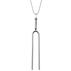Tuning fork with chain